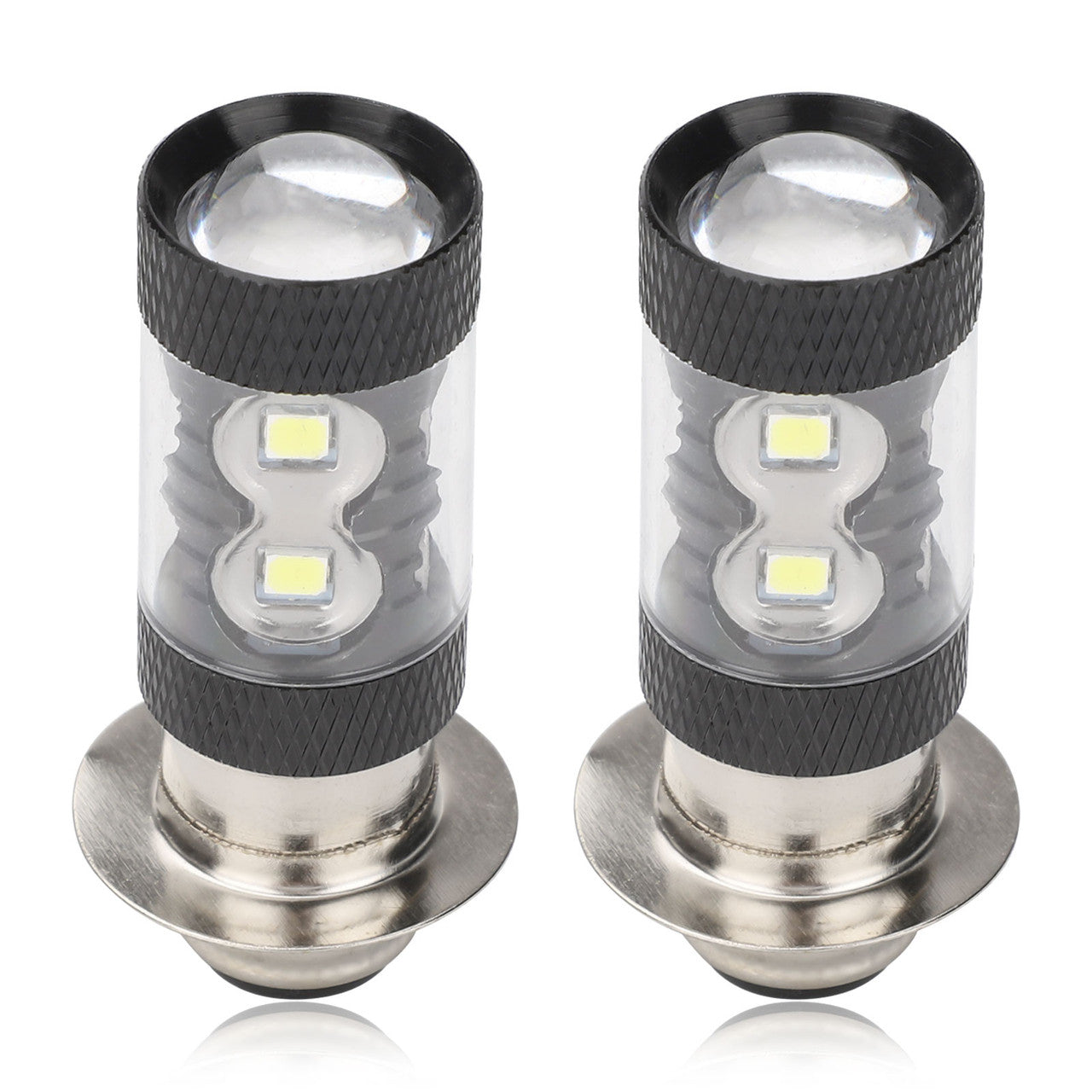LED Headlight Bulb for Yamaha, 2 Pcs 6000K Super White H6M 70023 LED Bulbs Replacement for Headlight Daytime Running Light - Compatible with Yamaha Banshee Blaster Bruin Raptor Rhino