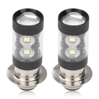 LED Headlight Bulb for Yamaha, 2 Pcs 6000K Super White H6M 70023 LED Bulbs Replacement for Headlight Daytime Running Light - Compatible with Yamaha Banshee Blaster Bruin Raptor Rhino