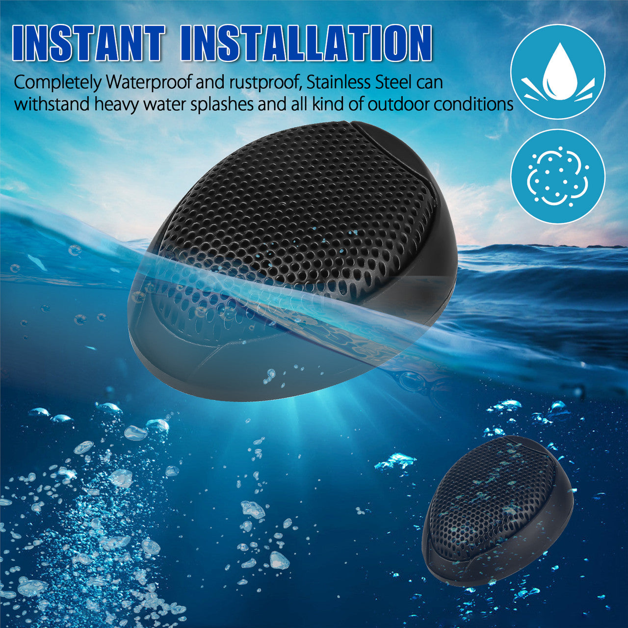 Universal 1000W Car Speaker Audio, 2pcs