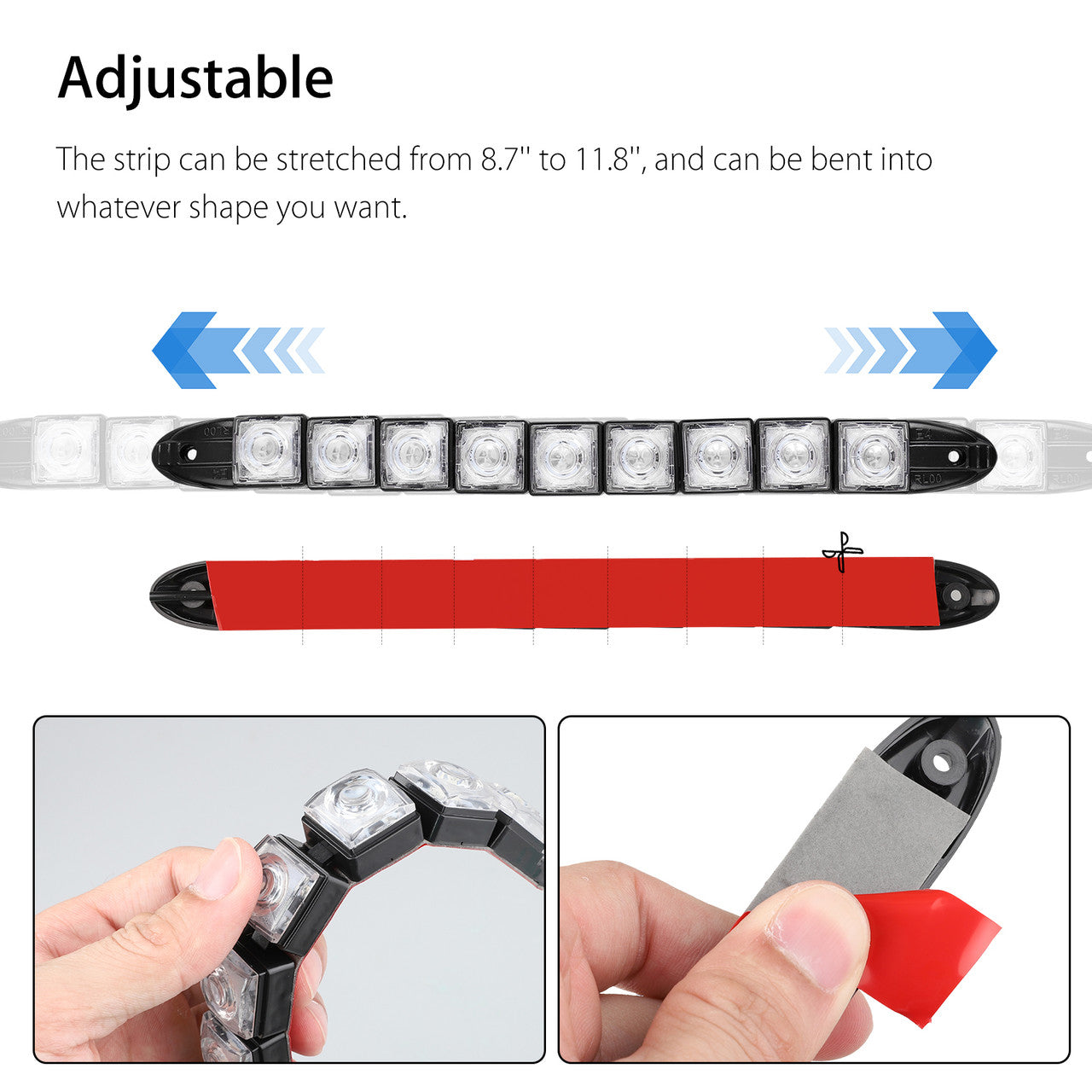Marine Boat Bow Led Navigation Lights Deck Lights Stern Lights Boat Light IP67 Waterproof,2pcs
