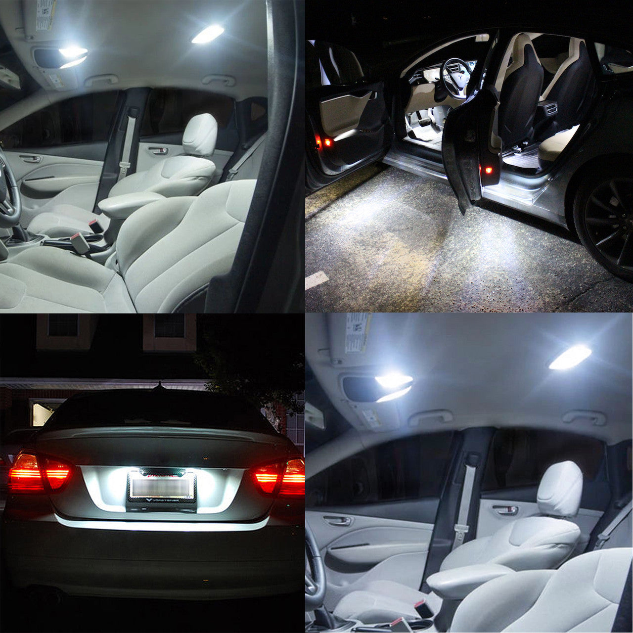 T10 194 LED Light Bulb 42-SMD Super Bright 168 2825 W5W LED Replacement 12V Bulbs For Car Dome Map Door License Plate RV Trailer Backup Reverse Lights, Pure White 6500K, 20Pcs