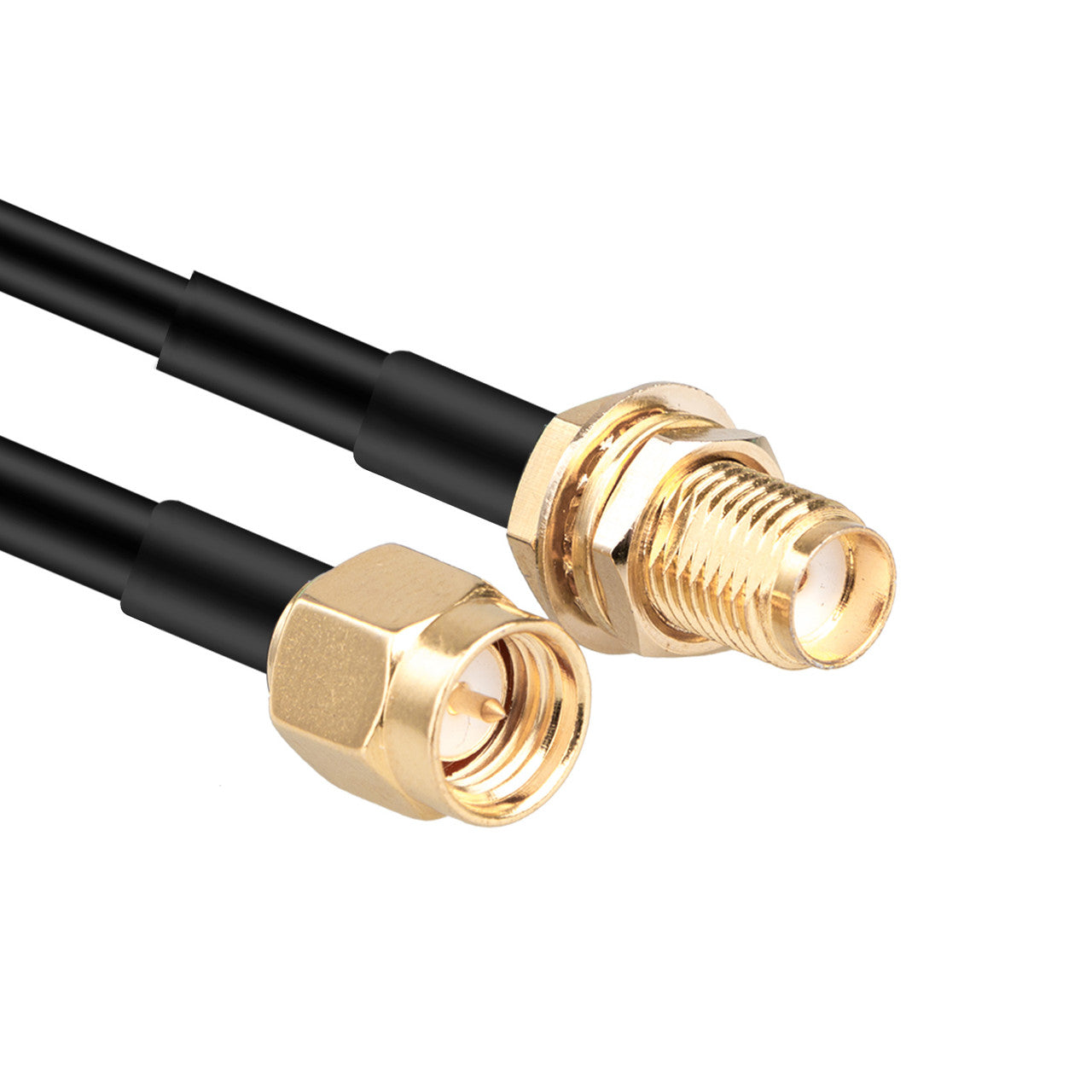 30ft WiFi Antenna SMA Extension Coaxial Cable Cord for Wi-Fi Wireless Router Antenna SMA Male to Female Coax Adapter Connector