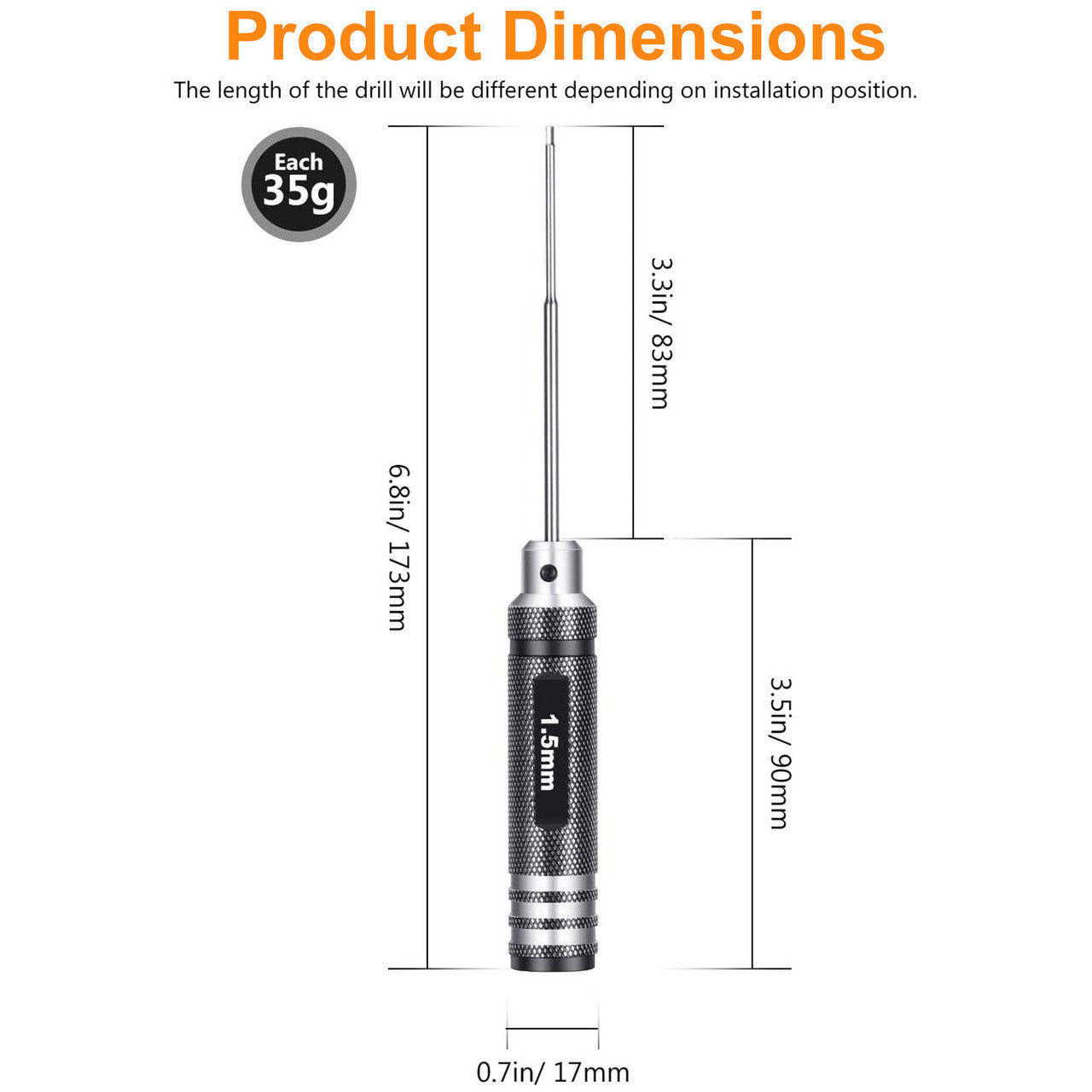 4pcs Hex Screwdriver 1.5 2.0 2.5 3.0mm RC Car Boat Helicopter Hex Screw Driver - RC Model Screwdriver Tool Kits