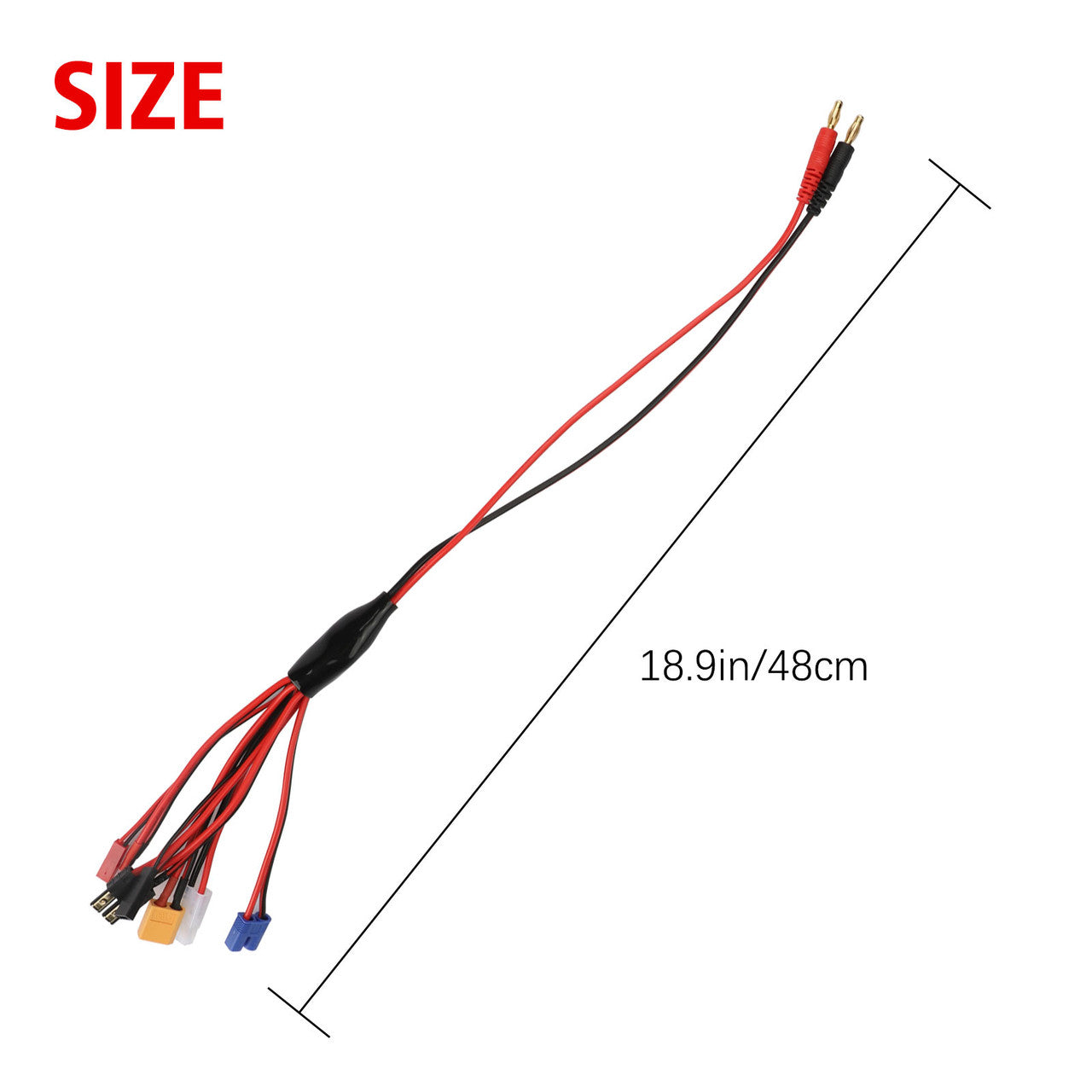 8 in 1 RC Lipo Battery Connector Adapter Charger Convert Cable