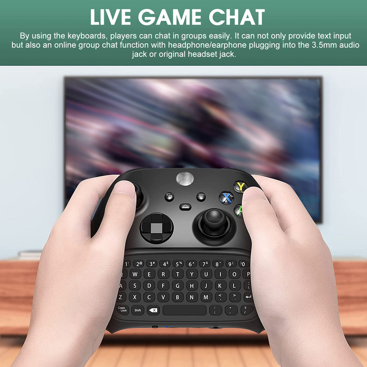 Wireless Keyboard Controller Attachment for Xbox Series X/S and Xbox One S/X