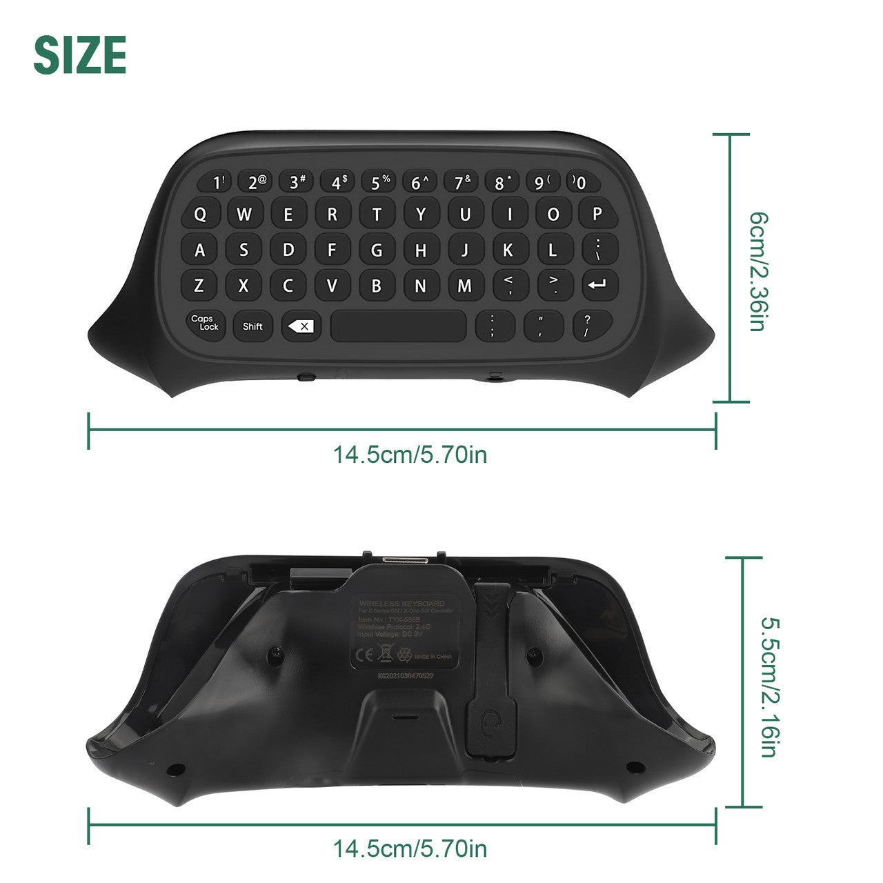 Wireless Keyboard Controller Attachment for Xbox Series X/S and Xbox One S/X