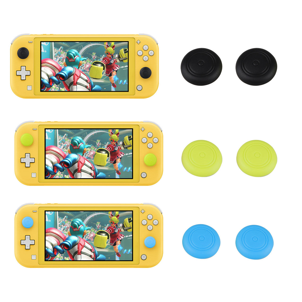 3D Analog Joystick Replacement Switch for Nintendo Switch Lite, Joysticks Compatible with Nintendo Switch/Switch Lite 2019/Left Right Switch Joy con Controller NS Repair Tool Set, 19 in 1