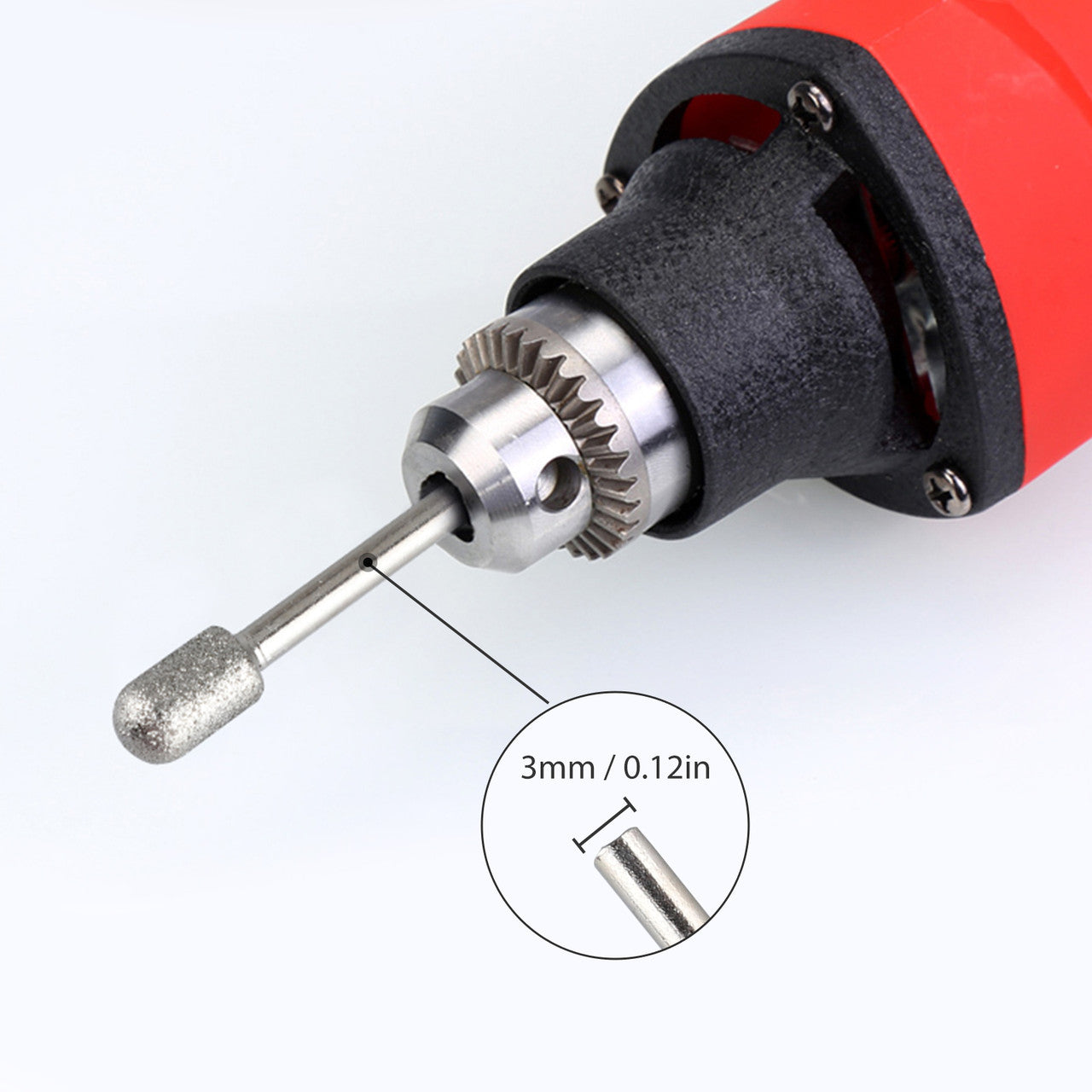 Rotary Grinding Bit Set, 10PCS Diamond Cutting Wheel (22mm) + 20pcs Diamond Grinding Burr Drill Bits Sets + 10PCS Abrasive Mounted Stone Grinding Wheels + 2PCS Mandrel Bits (3mm Mandrel), 42PCS