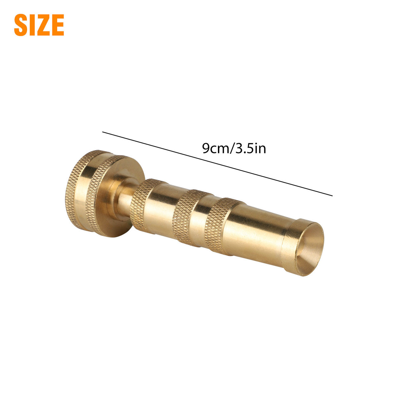 4 Holes Hose Nozzle for Car Wash, Adjustable Hose Nozzle, Easy Twist Control Water Hose Nozzle, Nozzle Sprayer, Garden Hose Spray Nozzle for Garden Hose