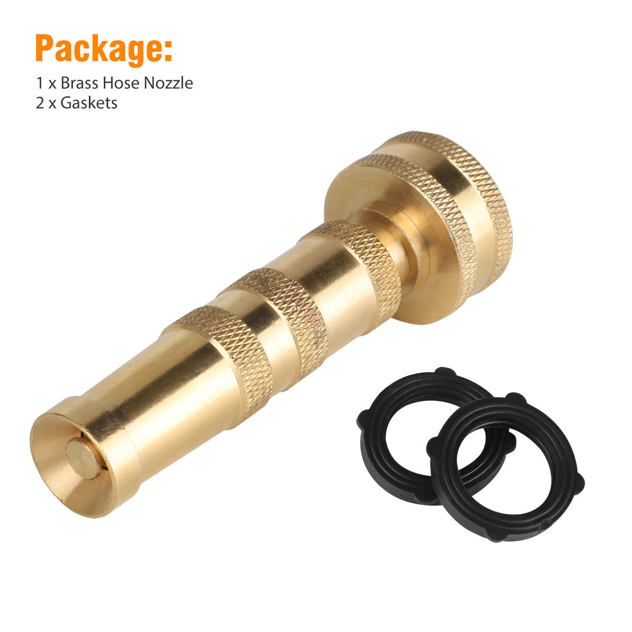 4 Holes Hose Nozzle for Car Wash, Adjustable Hose Nozzle, Easy Twist Control Water Hose Nozzle, Nozzle Sprayer, Garden Hose Spray Nozzle for Garden Hose