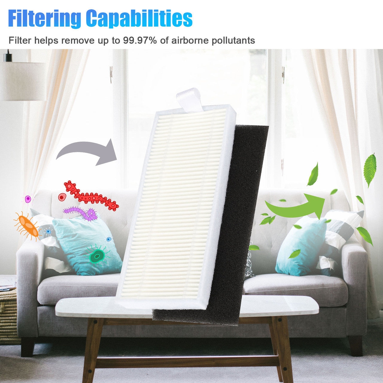 15PCS Replacement Parts Accessories Kit fit for Eufy RoboVac 11S/ 30/ 30C/ 15C/ 12/ 35C Robotic Vacuums Filters Vacuum Cleaner, Including Side/ Rolling/ Clean Brushes, Screw Driver
