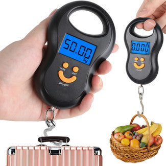 Ground Portable Stainless Steel Scale, Black