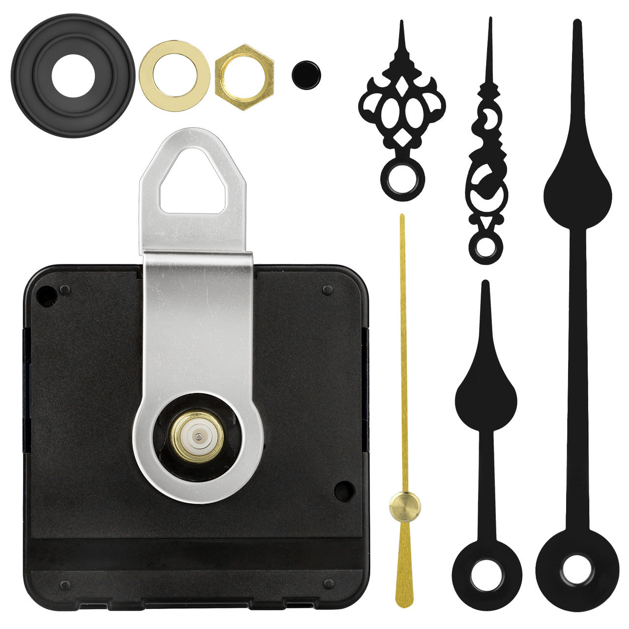 Clock Movement with 2 Pairs of Short Hands