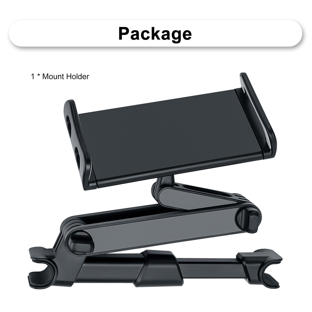 Car Headrest Mount/Tablet Holder Car Backseat Seat Mount/Tablet Headrest Holder Universal 360° Rotating Adjustable Fit for All 6"-10.5" Tablet iPad iPad Air iPad Mini, Smartphones