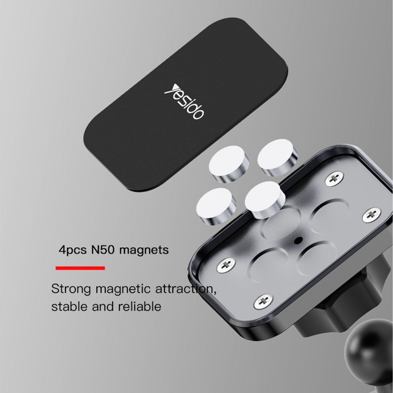 Universal Magnetic CD Slot Car Phone Mount, CD Player Phone Mount, Hands-Free Car Phone Holder with One Hand Operation Design, Compatible iPhone 12 Pro Max11/11Pro/Xs MAX/XR/XS/X/8, Galaxy S10/S10+/S9