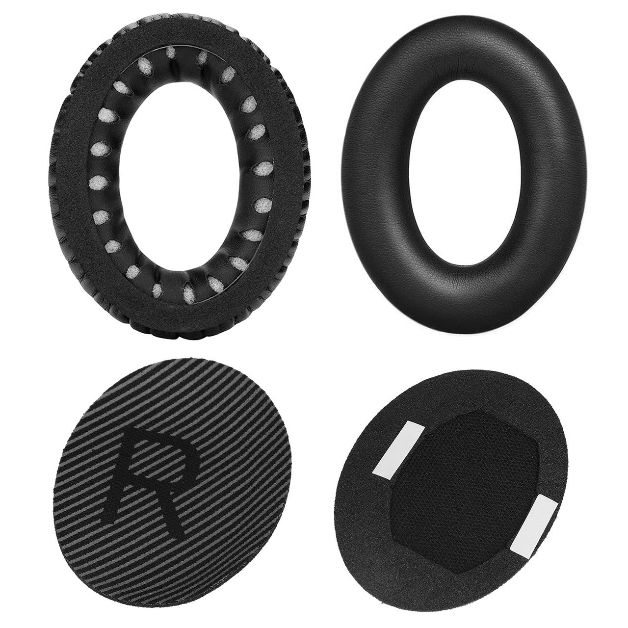 Replacement Ear Pads for Boses Headphones, 2Pcs Noise Isolation Memory Foam Ear Cushions Cover Compatible with QuietComfort 35 (Boses QC35) and Quiet Comfort 35 II (Boses QC35 II) Over-Ear Headphones