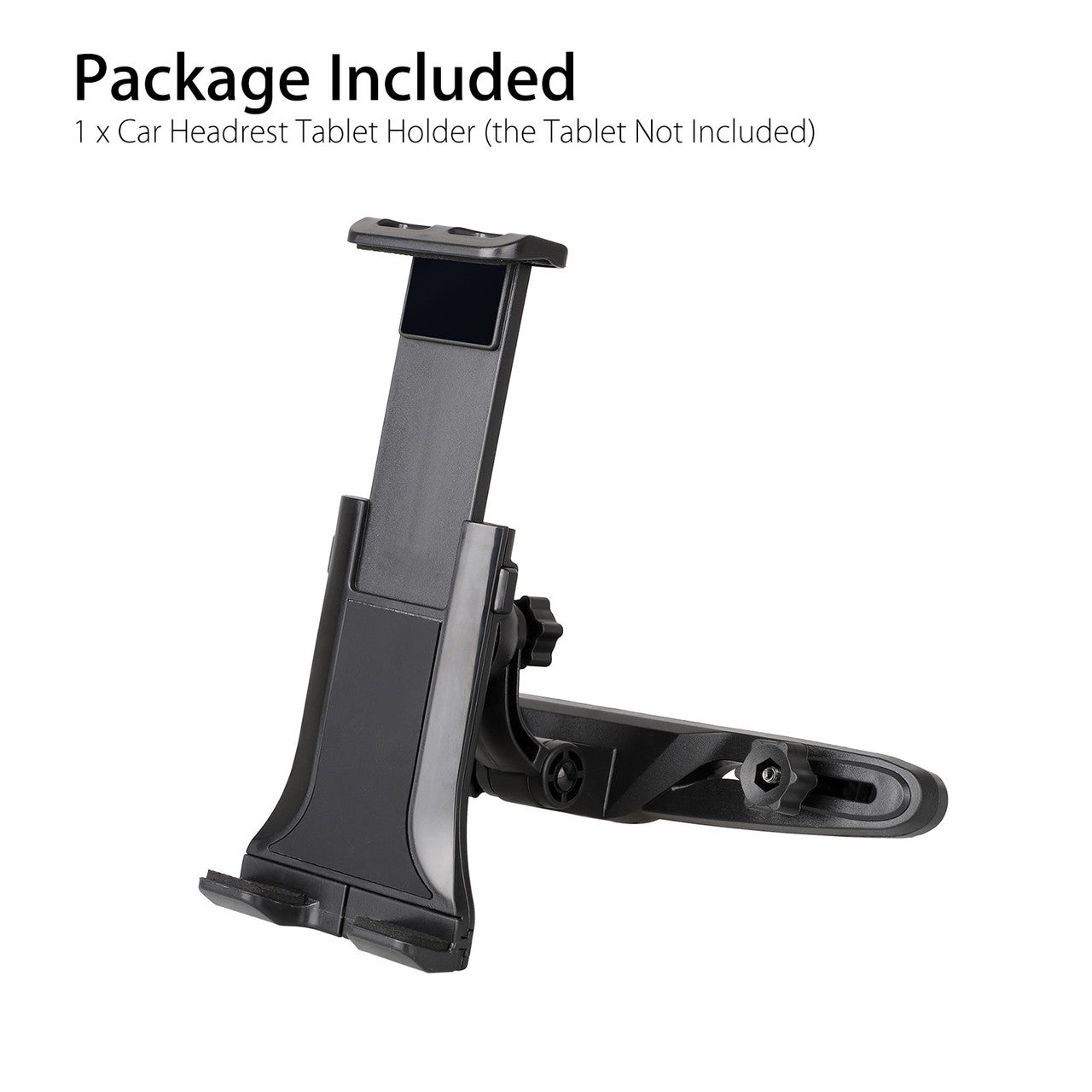 360°Multi-Angle Rotation Car Backseat Seat Holder Sedan Headrest Stand Compatible with iPhone iPad Galaxy Tab Nintendo & 4"- 10" Smartphones and Tablet