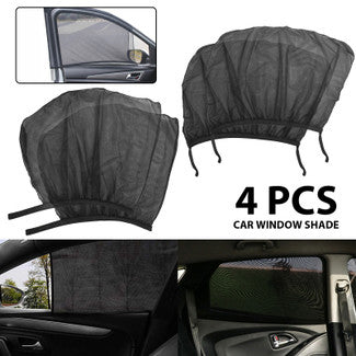 Car Sun Shade Vehicle Side Window for Baby Women Kid Pet Breathable Mesh Sun Shield in The Seat from UV Rays Fits Most SUVs and Cars(Side Window Shade 39.4x19.7&44.5x20.5''), 4pcs