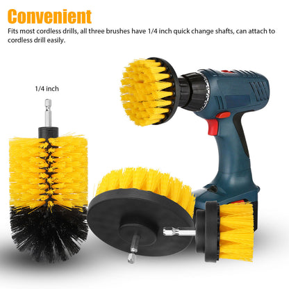 Power Scrubber Drill Brushes Set for Home, Hobbies, 3Pcs