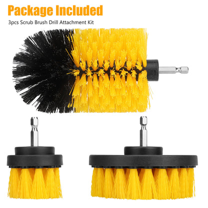 Power Scrubber Drill Brushes Set for Home, Hobbies, 3Pcs