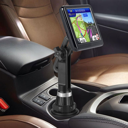 Upgraded Car Cup Holder Mount with an Adjustable Neck and Stable Base, fit for Garmin