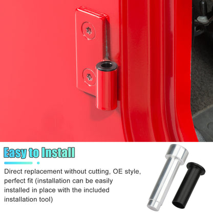 Door Hinge Pin Liners Bushings, Easy to Install and Wear-Resistant for Jeep Wrangler