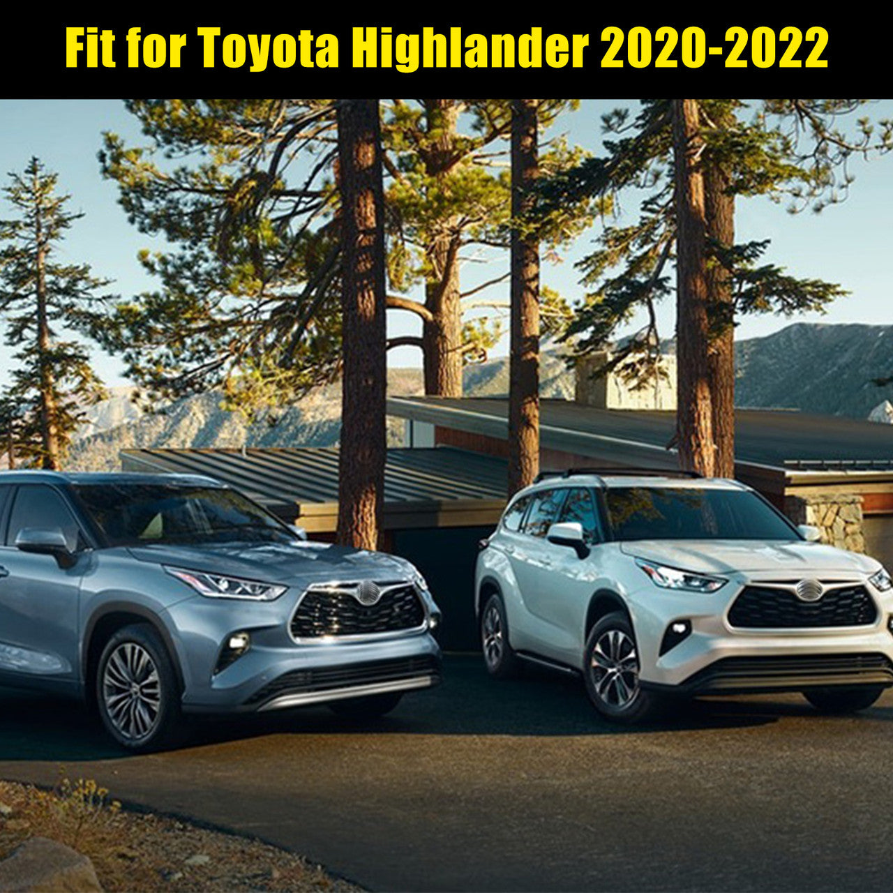 Couvre-support Inférieur De Rétroviseur Gauche Pour Toyota Highlander 2020-2023 - Noir