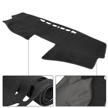 Black Carpet Dashboard Cover, Fit For 2007-2011 Toyota Camry, Custom Fit Dash Cover, Easy Installation