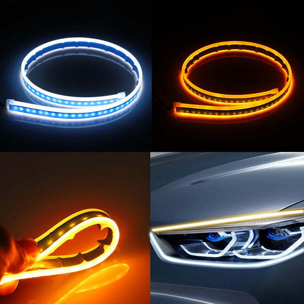 60CM Slim Sequential LED DRL Turn Signal Strip Lights for 60CM Slim Sequential LED DRL Turn Signal Strip Lights for