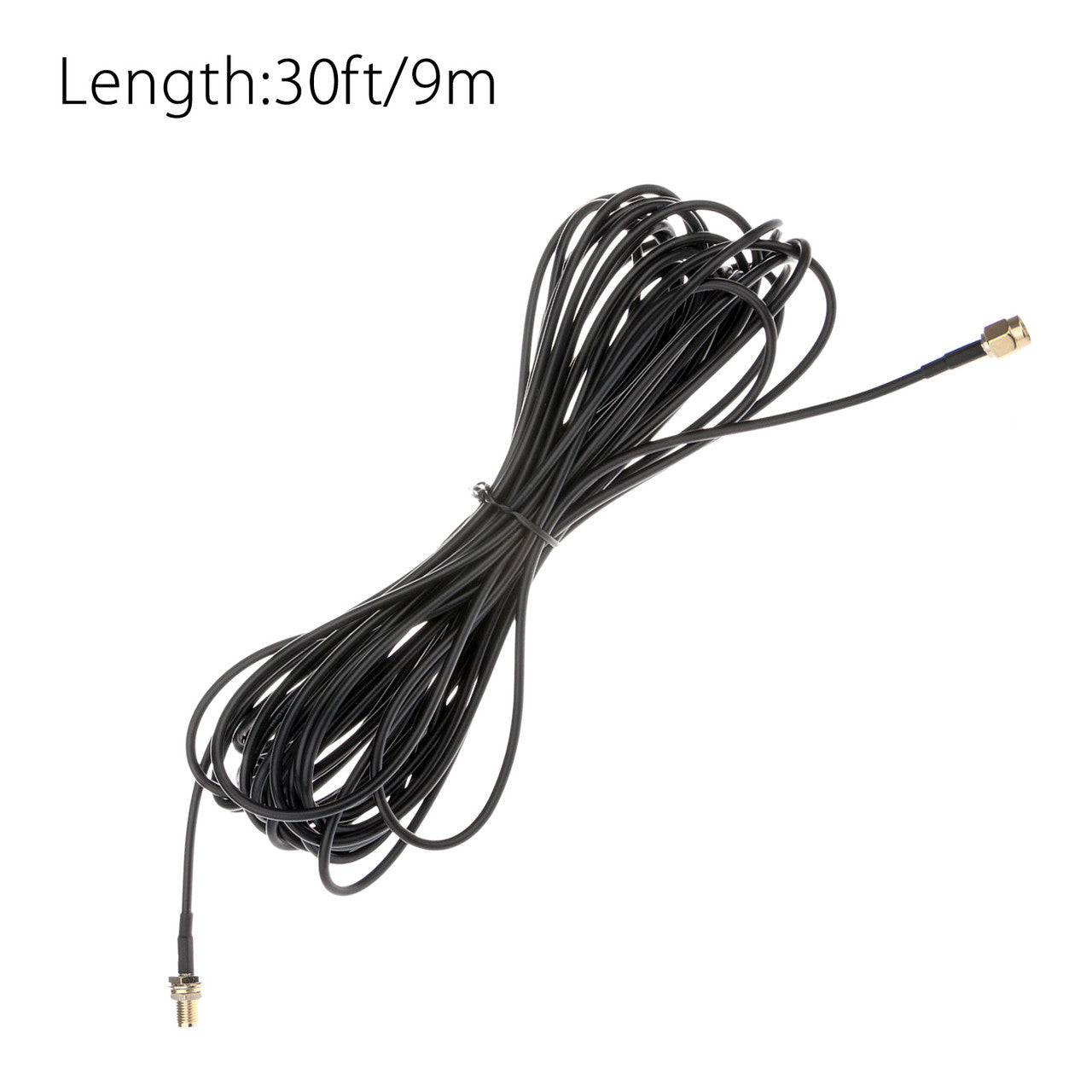30ft WiFi Antenna SMA Extension Coaxial Cable Cord for Wi-Fi Wireless Router Antenna SMA Male to Female Coax Adapter Connector
