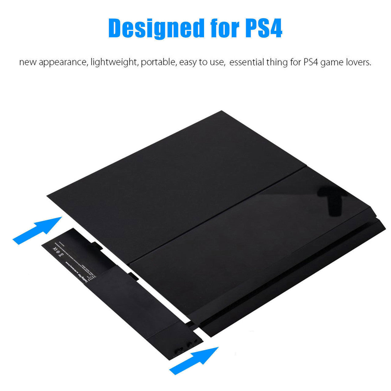 USB External Cooler with 5 Turbo Fan Temperature Control Cooling Fans for the Song Playstation 4 Console