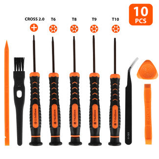 T6 T8 T9 T10 Torx Security Screwdriver Set, Repair Kit for Xbox One Xbox 360 Controller and PS3 PS4 Controller, 10Pcs
