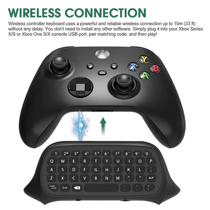 Wireless Keyboard Controller Attachment for Xbox Series X/S and Xbox One S/X