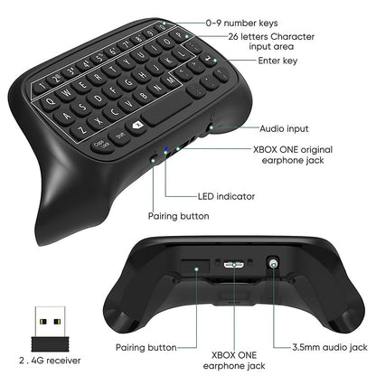 Wireless Keyboard Controller Attachment for Xbox Series X/S and Xbox One S/X