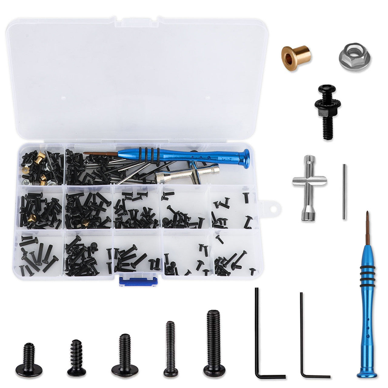 Repair Tool Kit Include Screws, Nuts and Screwdriver for RC Car Model WLtoys