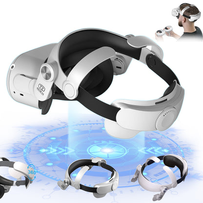 Head strap with a Gravity Balance Design and Flexible Adjustment for Qculus quest 2 VR Gaming