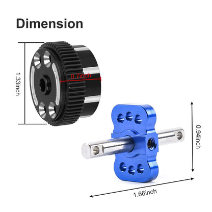 Differential Case / Locker Spool that is Durable and Weat-Resistant, For 1/10 Traxxas 2WD