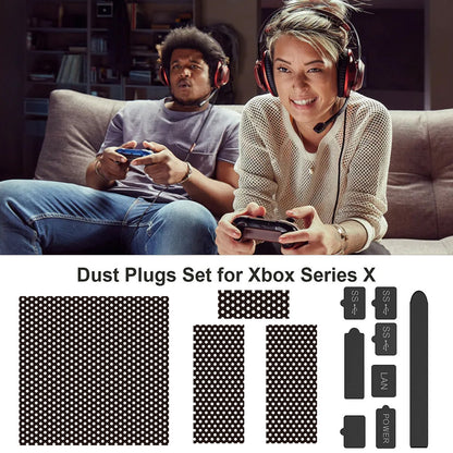 Dust Cover Set that is Easy to Install and can Endure High Temperature for Xbox Series X Console