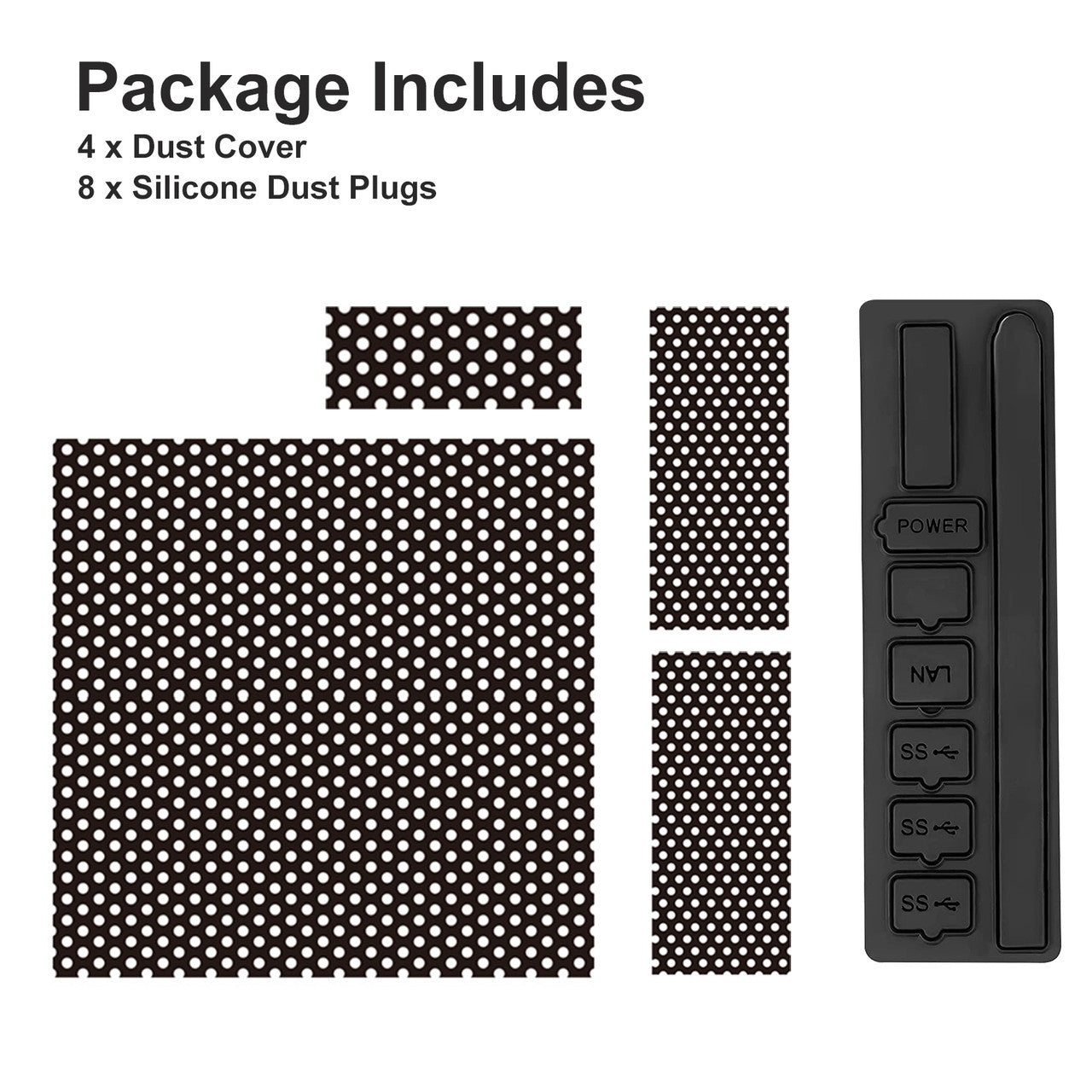 Dust Cover Set that is Easy to Install and can Endure High Temperature for Xbox Series X Console