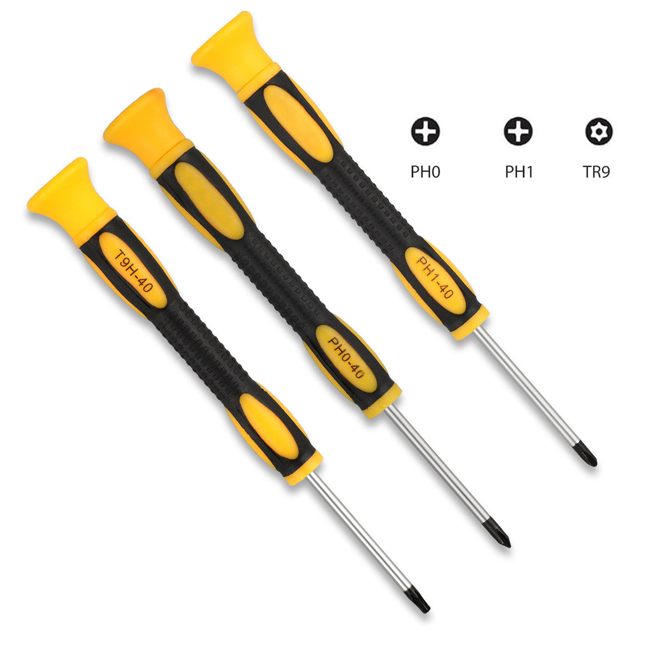 PH0 PH1 T9 Screwdriver Tool Kit with Prying Tool and Cleaning Brush Repair for PlayStation PS4 Controller,9pcs