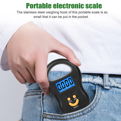 Ground Portable Stainless Steel Scale, Black