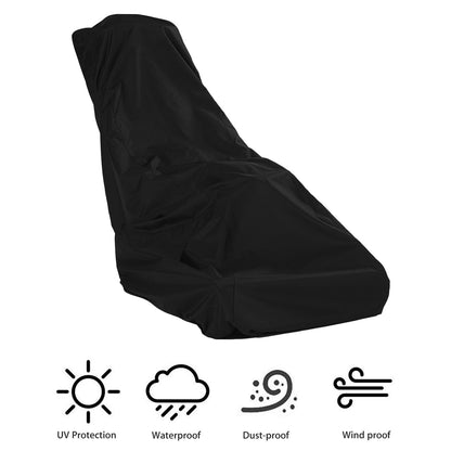 Lawn Mower Tractor Cover, UV Protection and Water Resistant Cover Universal Fit, Black