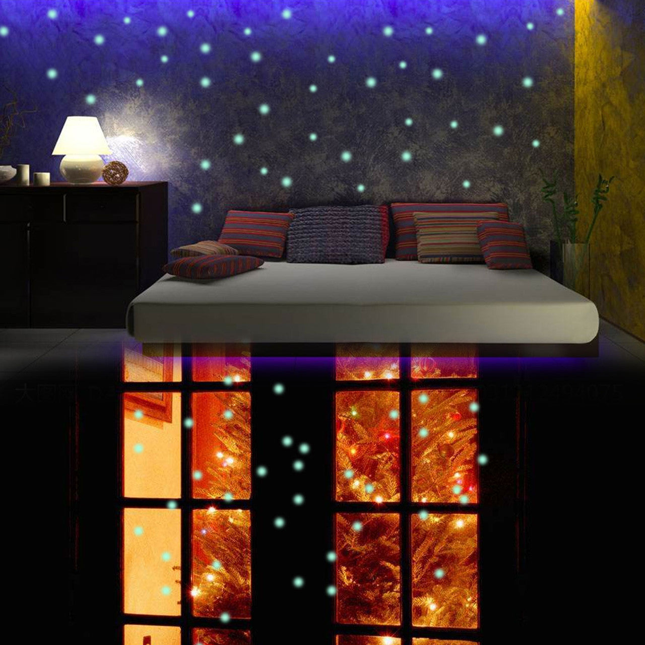 Glow in the Dark Stars for Kids/Children Bedroom Walls & Ceiling of Starry Night Sky, Adhesive Decals & Dots Tested & Proven Very Sticky, 400-pack