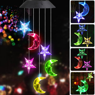 Solar Power String Lights with LED Color Changing Lights, Waterproof and for Outdoor Decorations