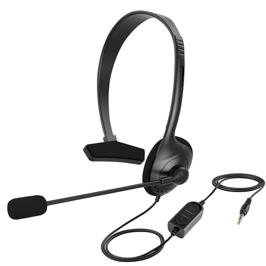 Over-The-Head Computer Headphone Phone Headsets for PC Tablet,Comfort-fit Call Center Headsets with in-Cord Volume Control