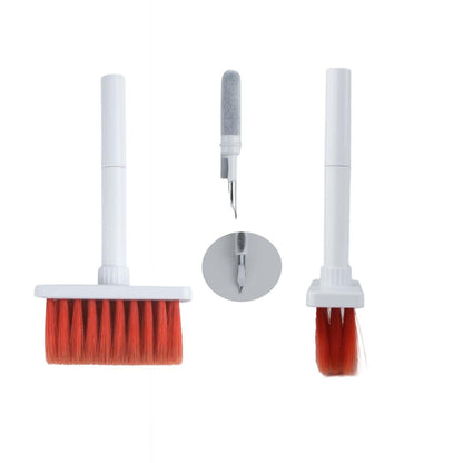 5 IN 1 PC Keyboard Cleaner Tools with a separated dual head design and soft brushes