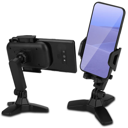 Desktop Phone Mount Dock, 360 Degree Adjustable Cradle,Compatible with iPhone Samsung, Home Office Accessories
