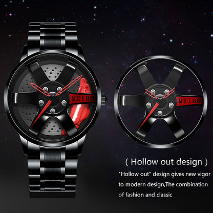 MEIBO Quartz Watch Wristwatch Car Wheel Custom Sport Design Watches