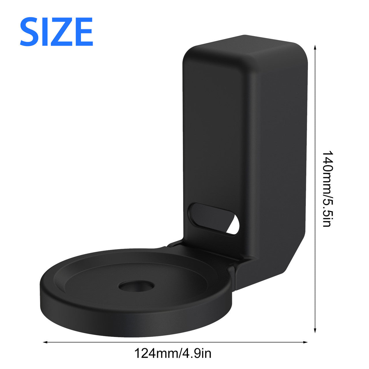 Wall Mount Hanger for Echo Dot 4th, Secure and Stable, Black