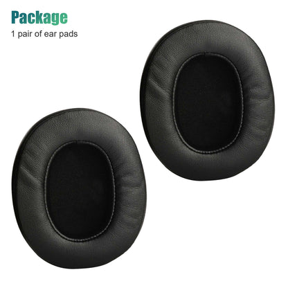 Ear Pads Replacement Protein Leather Memory Foam Earpad - Repair Parts Compatible with Skullcandy Crusher Hesh 3.0 Wireless (Black)